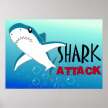 A Colourful Shark Childs Poster