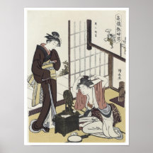 A Comparison of Charms, Kiyonaga, 1780s Poster
