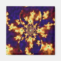 "A Conquering Light"  ~  Abstract Art Print Refrigerator Magnets