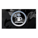 A cool cardboard DJ 3d icon business card