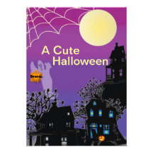 A Cute Halloween Scarecrow Personalized Invitation
