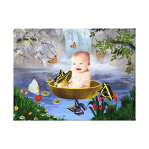 A cute nature baby gallery wrap canvas