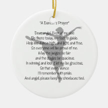 A Dancer's Prayer Christmas Tree Ornament