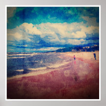 A Day At The Beach Print