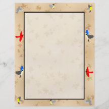 A flock of birds personalized flyer