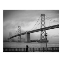 A Foggy Day on the Bay Postcard