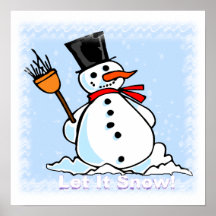 A Frosty Snowman Poster