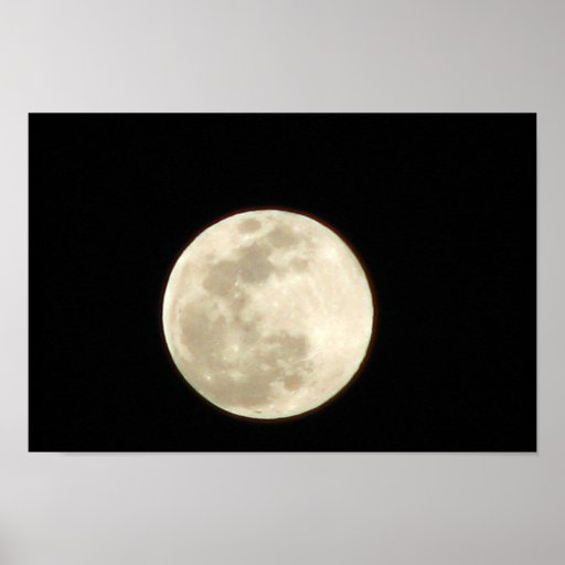 A Full Moon in February Print