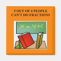 a funny math joke magnet