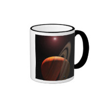 A gas giant planet orbiting a red dwarf coffee mugs
