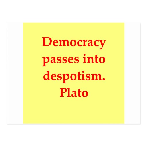 A great Plato quote Post Cards