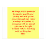 A great Plato quote Postcards