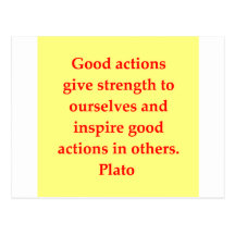 A great Plato quote Postcards