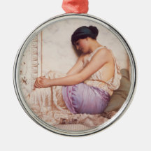 A Grecian Girl Christmas Ornament