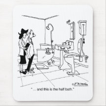 A Half Bath Mouse Pads
