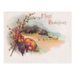 A Happy Thanksgiving Postcard