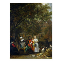 A Herb Market in Amsterdam postcards