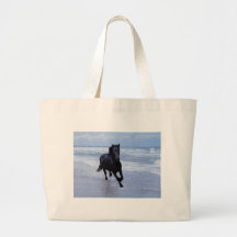 A horse wild and free canvas bag