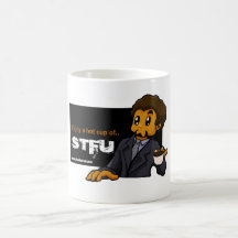 A hot cup of STFU Coffee Mugs