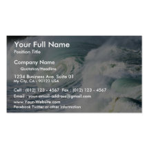 A jumble of whitewater chaos business card