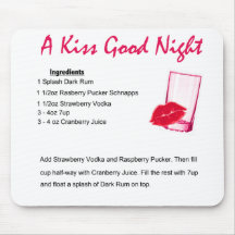 a kiss goodnight 3 mouse mat