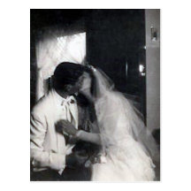 A kiss on the day postcard