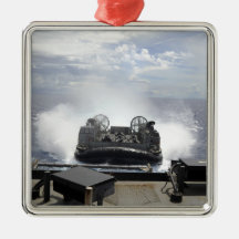A landing craft air cushion christmas ornaments