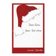 A letter from Santa Customized Stationery