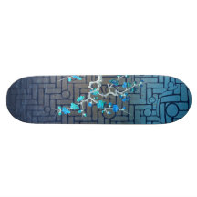 a life less complex (invert) skateboard deck