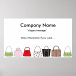 A Line of Purses Poster/Print