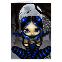 "A Little Batty" Greeting Card