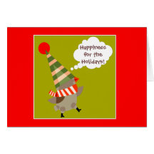 'A Little Birdie Wishes You' Holiday Card