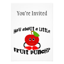A Little Fruit Punch Custom Invite