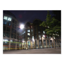 A London Square at Night Art Photo