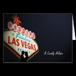 A Lovely Affair Wedding in Las Vegas Card cards