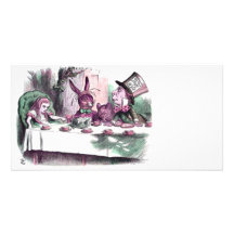 A Mad Tea Party Pastels Customised Photo Card