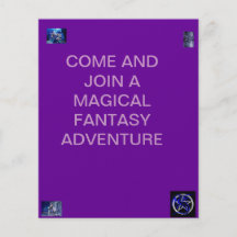 A MAGICAL FANTASY ADVENTURE CUSTOM FLYER
