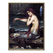 A Mermaid Postcard
