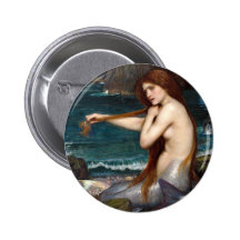 A Mermaid, Waterhouse Pins