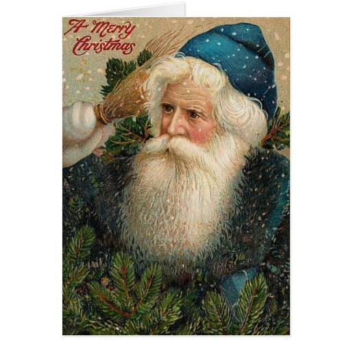 A Merry Christmas Old St. Nick Card