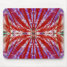 a modern tye dye mouse pad