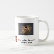 a mug with a message