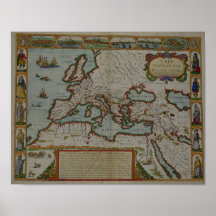 A New Map of the Roman Empire Print