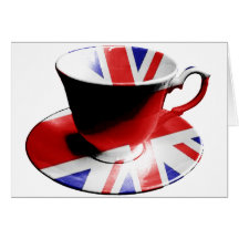 A nice cup of English Tea Greeting Cards