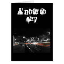 A note to say (LITFL) Greeting Card
