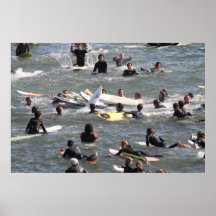 A Paddle Out for Sean Collins " Surfline Poster