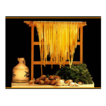 A Pasta Feast Post Card