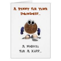 A Penny for Your Thoughts Divorce Card
