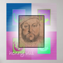 A Pensive Henry VIII Print