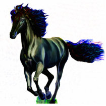 a Pharm Horse photo sculptures